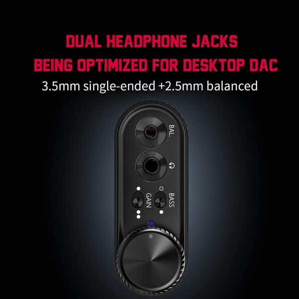 FiiO NEWK3 Amplifier Headphone Amps Portable High Resolution 384kHz/32bit DSD256 USB Type-C Lossless for PC/Laptop/Smartphones/Speaker Home Audio - Image 6