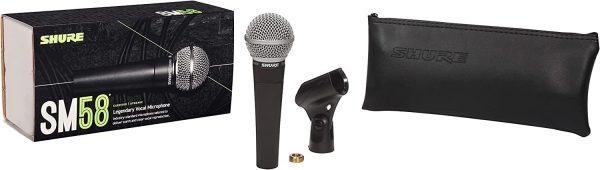 SM58 Pro XLR Dynamic Microphone - Professional Studio & Live Performance Cardioid Mic for Vocals, Podcasting, and Recording (SM58-LC) - Image 2